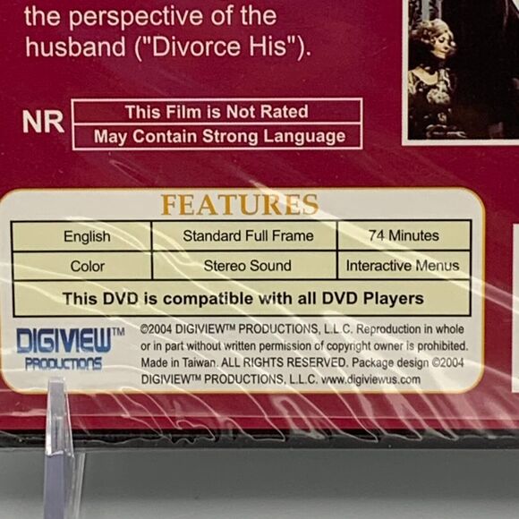 Divorce Hers Elizabeth Taylor Richard Burton Part 2 DVD 2004 Color Full Frame - Picture 3 of 5